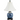 lighting Porcelain Blue and White Bulb Jar Lamp in Fliigree Classic Oriental Lamp Shade