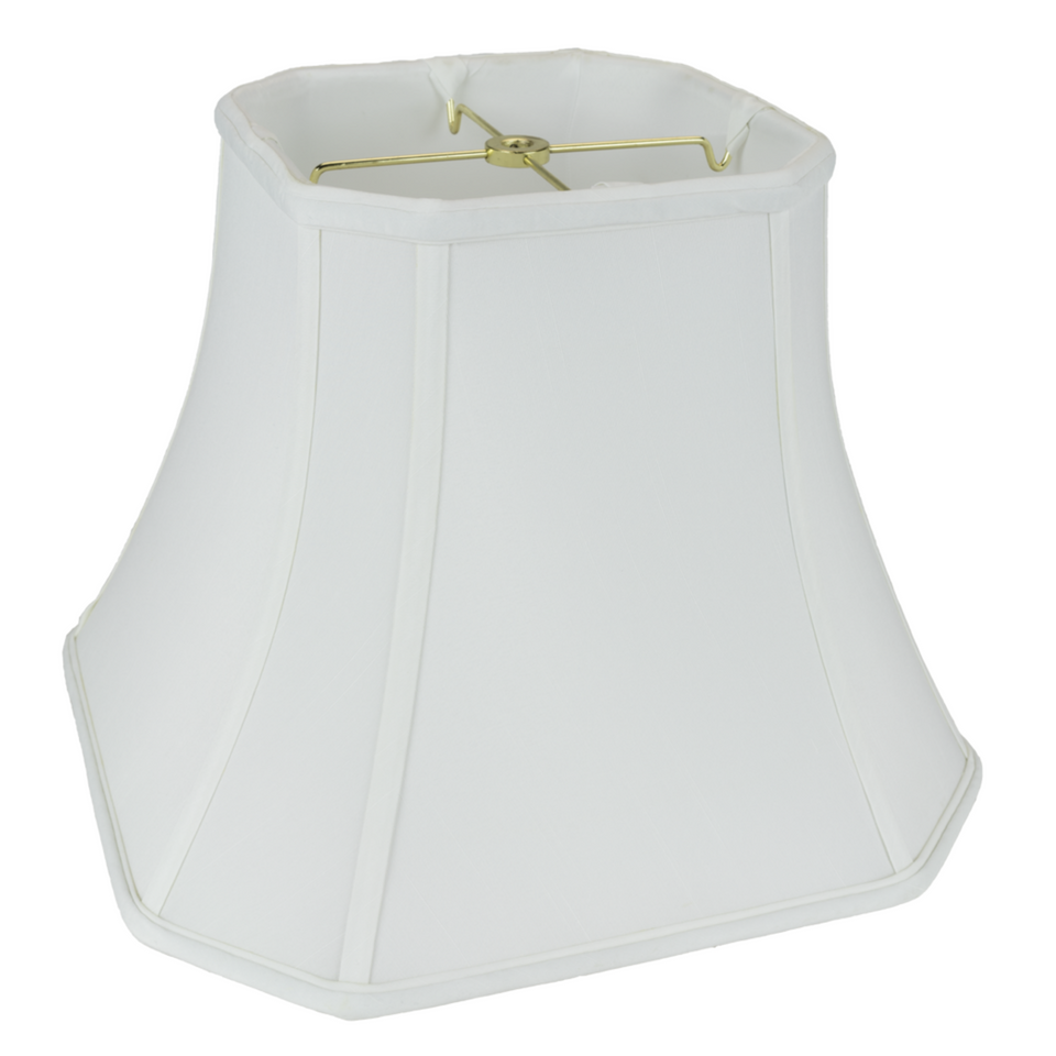 Cut Corner Square Shantung Silk Lampshade - Different Colors – Oriental ...